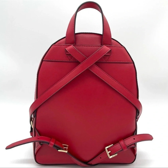 Michael Kors Medium Jaycee Backpack Red - Picture 4 of 11